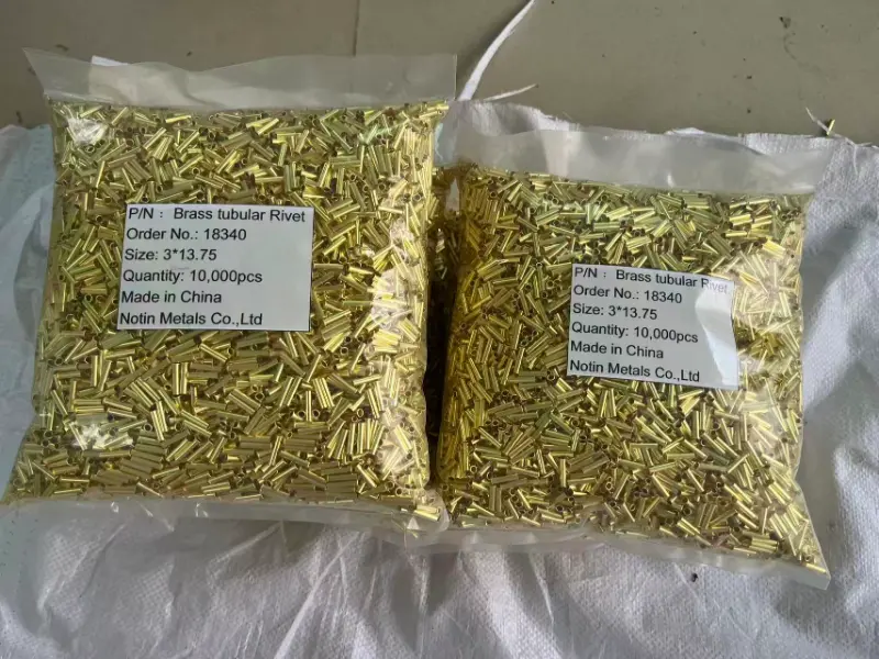 Prøvebestilling af rørnitter på vej til Storbritannien