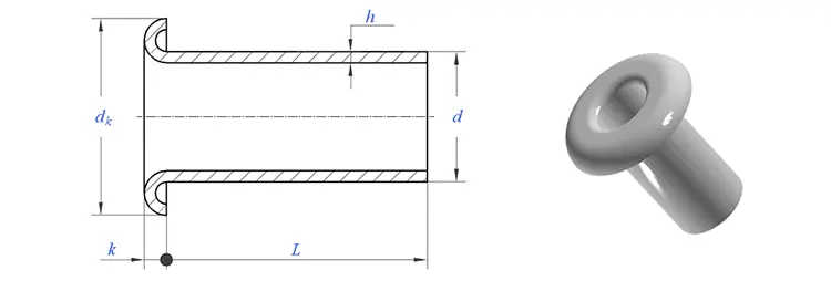 Aluminum tubular rivets